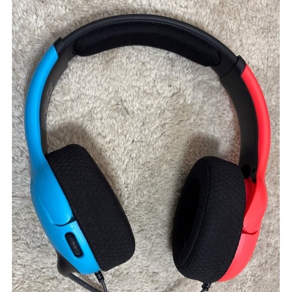 PDP Gaming LVL40 Airlite Stereo Headset With Mic For Nintendo Switch 8E Red Blue - Picture 10 of 12